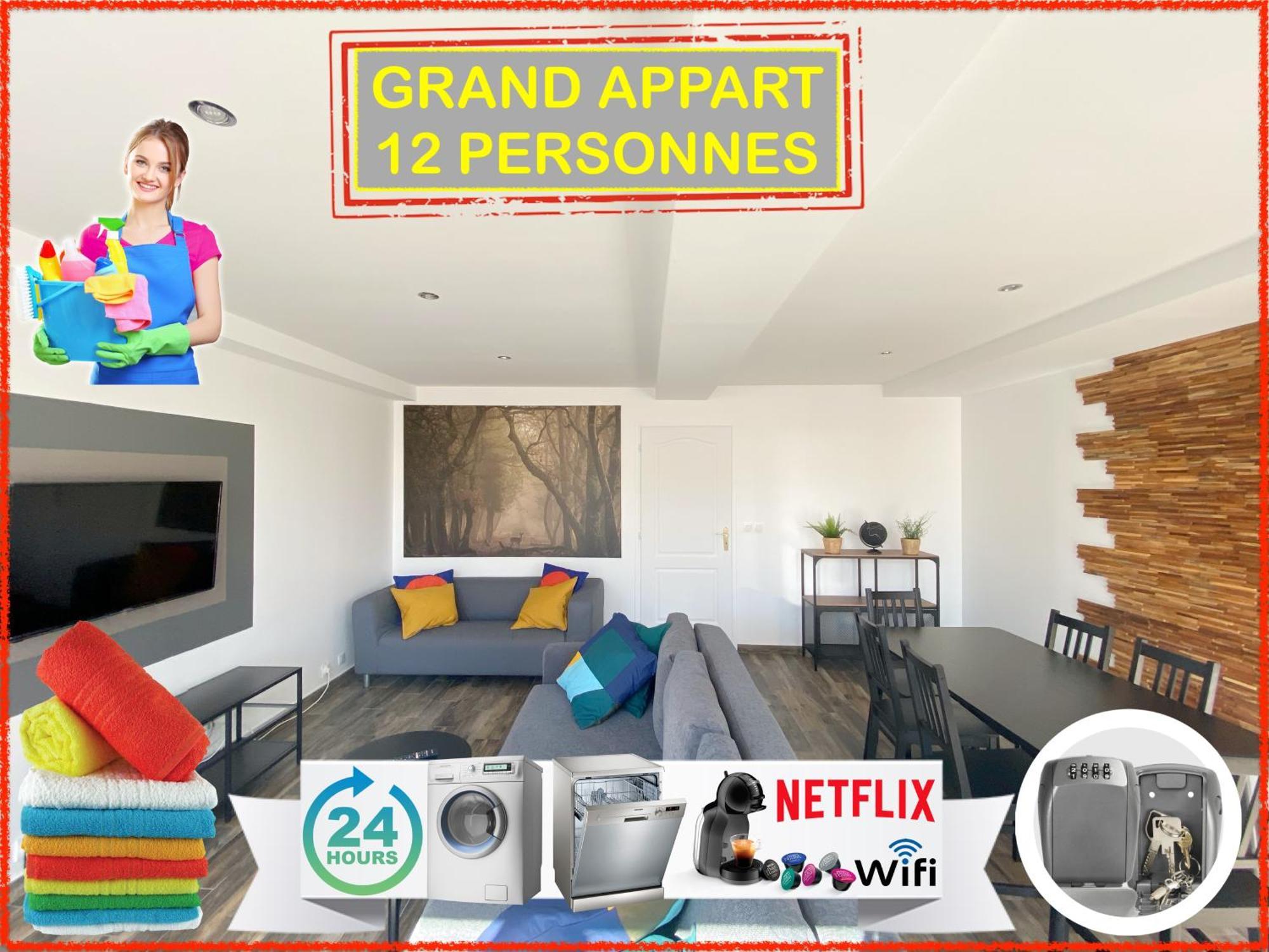 22 Chic & Cosy Grand Appart 92M2 Parking Gratuit Hypercentre Netflix Saint-Etienne  Exteriér fotografie