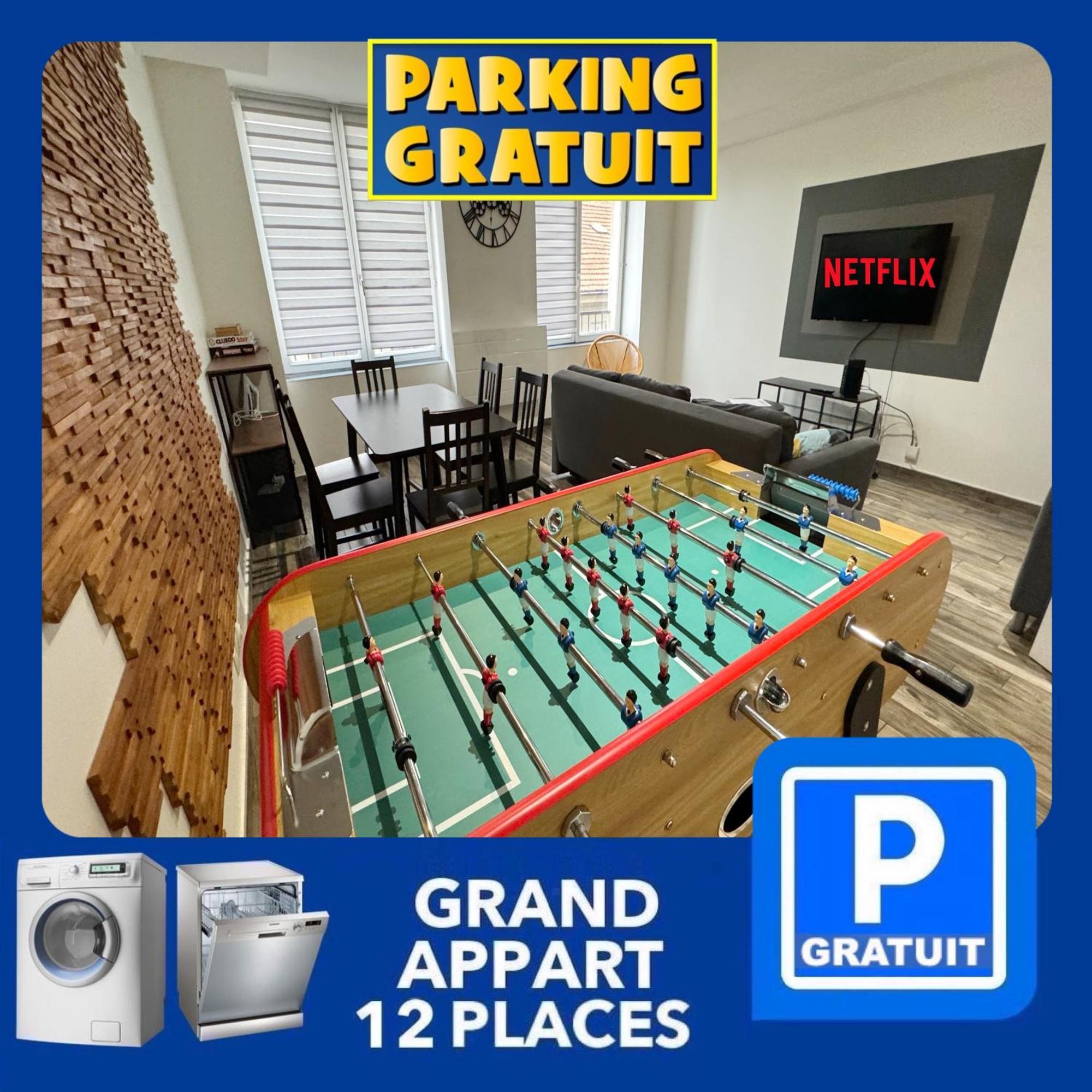 22 Chic & Cosy Grand Appart 92M2 Parking Gratuit Hypercentre Netflix Saint-Etienne  Exteriér fotografie